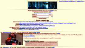 What 1chan.us website looked like in 2020 (3 years ago)