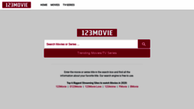 What 123movie.cc website looked like in 2020 (3 years ago)