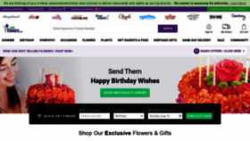What 1800flowers.com website looked like in 2020 (4 years ago)