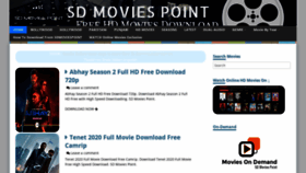 What 1sdmoviespoint.live website looked like in 2020 (3 years ago)