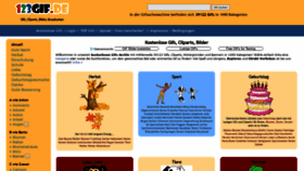 What 123gif.de website looked like in 2020 (3 years ago)