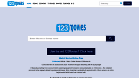 What 123movies.gr website looked like in 2020 (3 years ago)