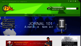 What 101fm.com.br website looked like in 2020 (3 years ago)