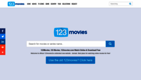 What 123moviesgoto.com website looked like in 2020 (3 years ago)