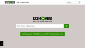 What 123movies.club website looked like in 2020 (3 years ago)