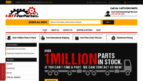 What 1877forparts.com website looked like in 2020 (4 years ago)