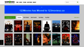 What 123moviesc.co website looked like in 2020 (3 years ago)