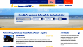 What 123juist.de website looked like in 2020 (3 years ago)