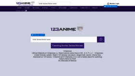 What 123anime.cc website looked like in 2020 (3 years ago)