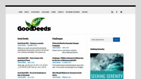 What 1000gooddeeds.com website looked like in 2020 (3 years ago)