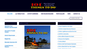 What 101thingshiltonhead.com website looked like in 2020 (3 years ago)