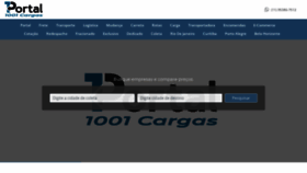What 1001cargas.com.br website looked like in 2020 (3 years ago)