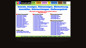 What 123inserate.net website looked like in 2020 (3 years ago)