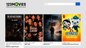 What 123moviesfast.com website looked like in 2020 (3 years ago)