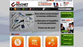 What 123-magnet.com website looked like in 2020 (3 years ago)