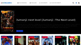 What 123streaming.net website looked like in 2020 (5 years ago)