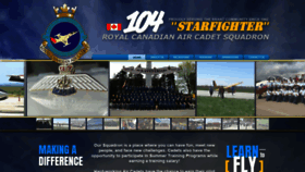 What 104starfighter.com website looked like in 2020 (3 years ago)