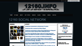 What 12160.info website looked like in 2020 (3 years ago)