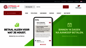 What 123waldo.nl website looked like in 2020 (3 years ago)