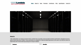 What 100glambda.com website looked like in 2021 (3 years ago)