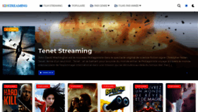 What 123streaming.net website looked like in 2021 (5 years ago)