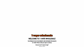 What 1vapewholesale.com website looked like in 2021 (3 years ago)