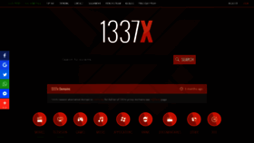 What 1337x.am website looked like in 2021 (3 years ago)