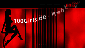 What 100girls.de website looked like in 2021 (3 years ago)
