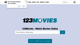 What 1-2-3movies.org website looked like in 2021 (3 years ago)