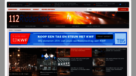 What 112ridderkerk.nl website looked like in 2021 (3 years ago)