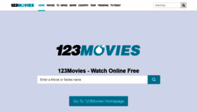 What 123movies.pub website looked like in 2021 (3 years ago)