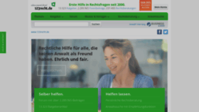 What 123recht.net website looked like in 2021 (3 years ago)
