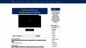 What 1stheadlines.com website looked like in 2021 (3 years ago)