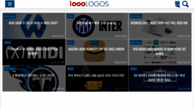What 1000logos.net website looked like in 2021 (3 years ago)