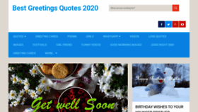 What 123greetingsquotes.com website looked like in 2021 (3 years ago)