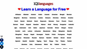 What 101languages.net website looked like in 2021 (3 years ago)