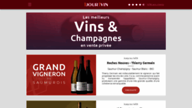 What 1jour1vin.com website looked like in 2021 (3 years ago)