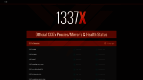 What 1337xmirror.com website looked like in 2021 (3 years ago)