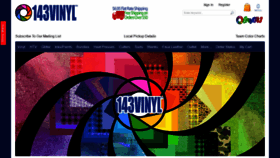 What 143vinyl.com website looked like in 2021 (3 years ago)
