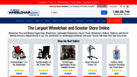 What 1800wheelchair.com website looked like in 2021 (3 years ago)