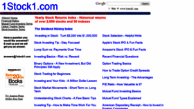 What 1stock1.com website looked like in 2021 (3 years ago)