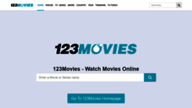 What 123-movie.net website looked like in 2021 (3 years ago)