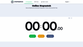 What 123stopwatch.com website looked like in 2021 (3 years ago)