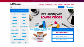 What 123inkjets.com website looked like in 2021 (3 years ago)