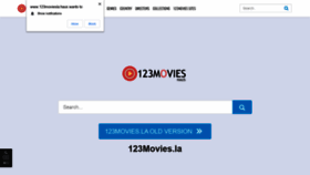 What 123movies.haus website looked like in 2021 (3 years ago)