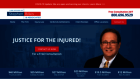 What 1800nynylaw.com website looked like in 2021 (3 years ago)