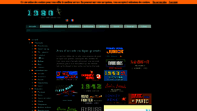 What 1980-games.com website looked like in 2021 (3 years ago)