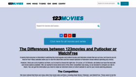 What 123moviesgo.ga website looked like in 2021 (3 years ago)