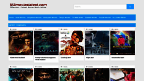 What 123movieslatest.com website looked like in 2021 (3 years ago)