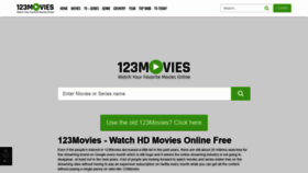 What 123moviesla.com website looked like in 2021 (3 years ago)